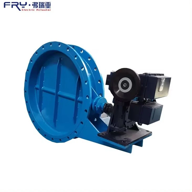 8inch Electric Air Vent Shutter Damper Butterfly Valve