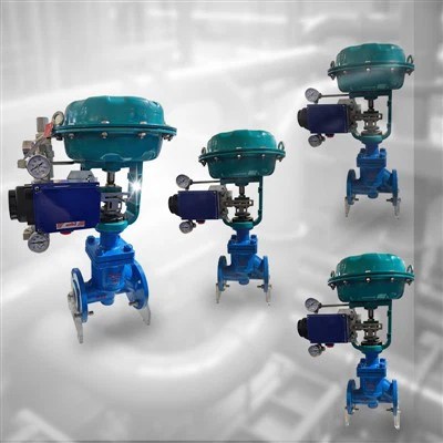 DN40 PN16 Pneumatic Cast Steel Control Valve