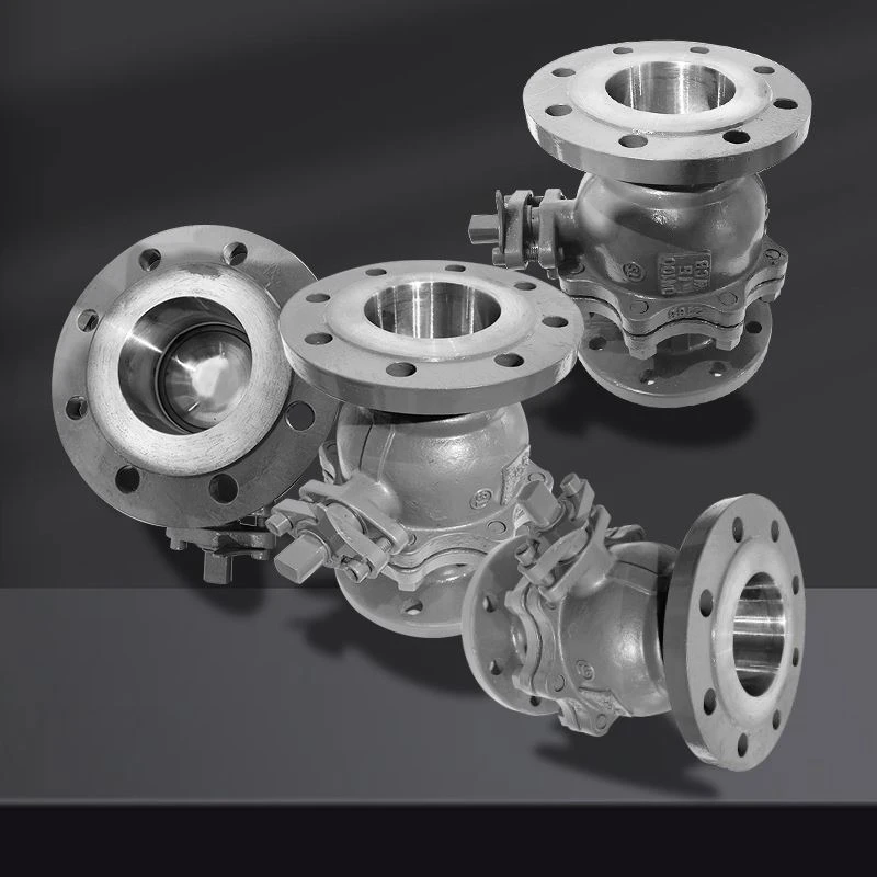 Q41F-16C Soft Seal Flange Ball Valve