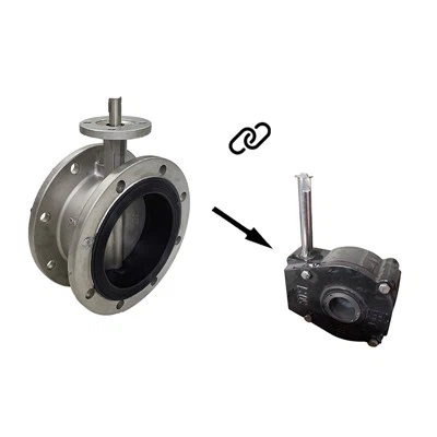 Βαλβίδα πεταλούδας ελέγχου στροβίλου EPDM 8 ιντσών