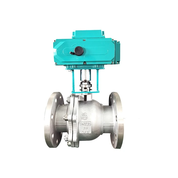 DN125 Electric 304 Stainless Steel Ball Valve