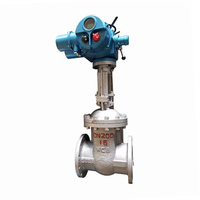 Βαλβίδα πύλης φλάντζας χαμηλής πίεσης με ηλεκτρικό ενεργοποιητή