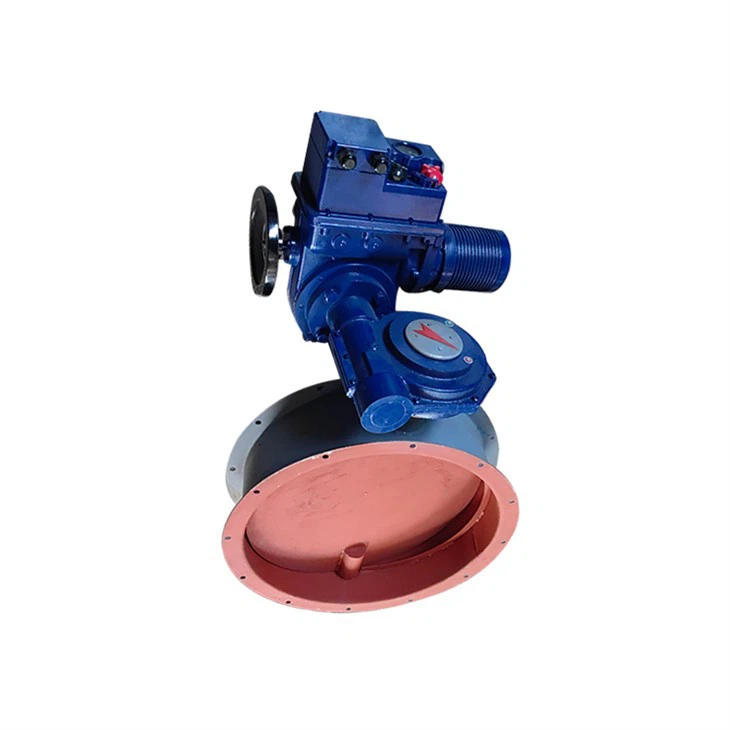 DN500 Electric Regulating Flue Gas Damper Valved