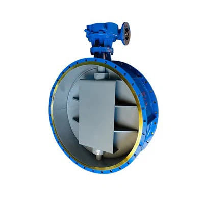 DN2300 Wcb Three Eccentric Χειροκίνητη Βαλβίδα Αποσβεστήρα